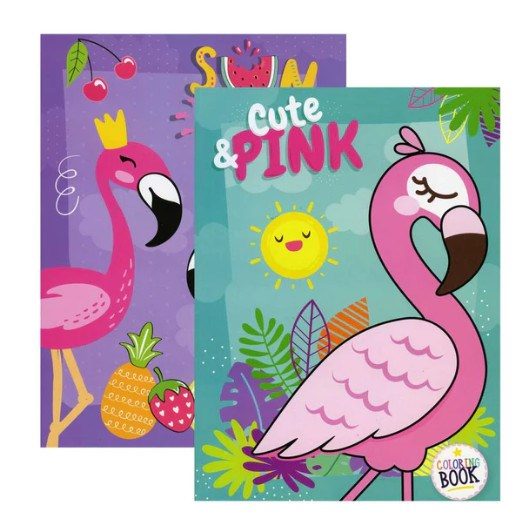 BAZIC FLAMINGO Coloring Book (Product of USA) Carousel 1