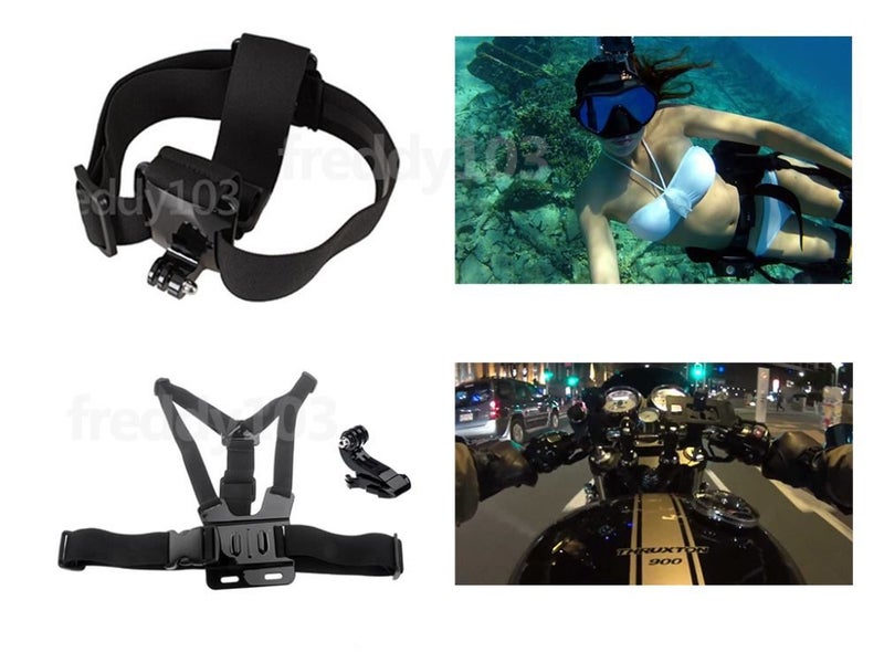Chest Strap Mount + Head Mount for Go Pro Camera64188104514819110