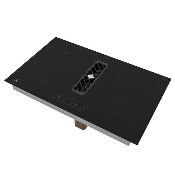 Induction Cooktop With Down-Draft Rangehood 750m³/h - 830mm Carousel 2