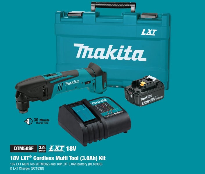 Makita Multitool 18V Cordless Multi Tool Kit DTM50SF Carousel 1