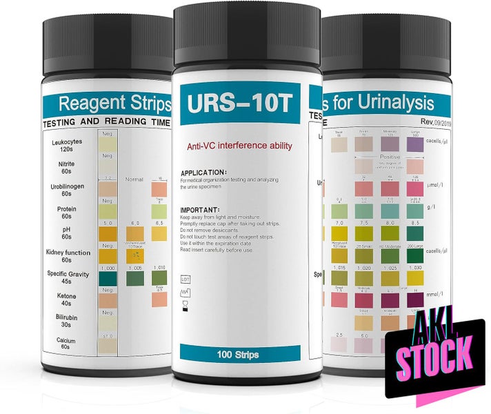 100pcs URS 10-in-1 Urine Test Strips *NZ Stock Deal* Carousel 1