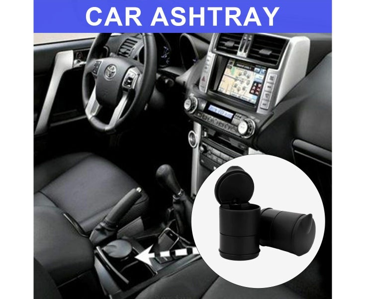 Car Ashtray with Lid Smell Proof Detachable and Portable Ashtray Min Carousel 5