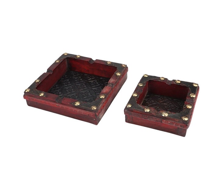European Style Vintage Cigar Ashtray Smoke Cigarette Container Holder Carousel 2