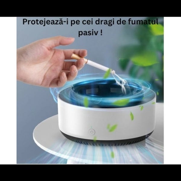 Electric Ashtray with Direct Suction - Epoxy Resin Air Purifier Nega Carousel 5
