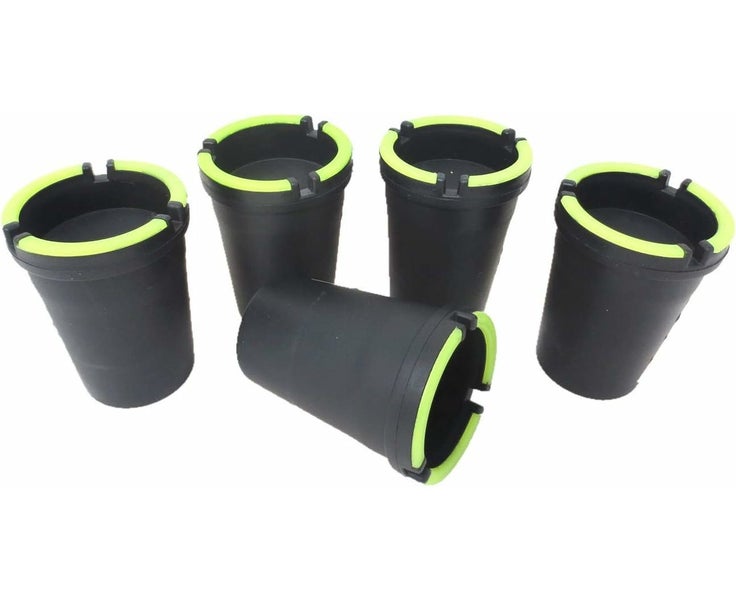 Pack Glow in the Dark Butt Bucket Ashtray Cigarette Self-Extinguishing Carousel 1