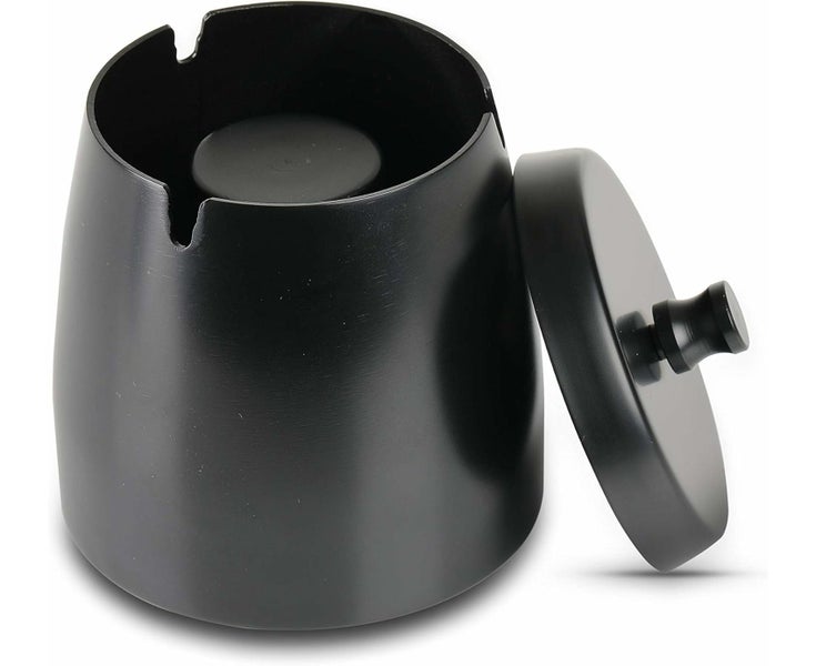 Small Stainless Steel Outdoor Ashtray - Anti-Odor Non-Slip Base Home Carousel 1