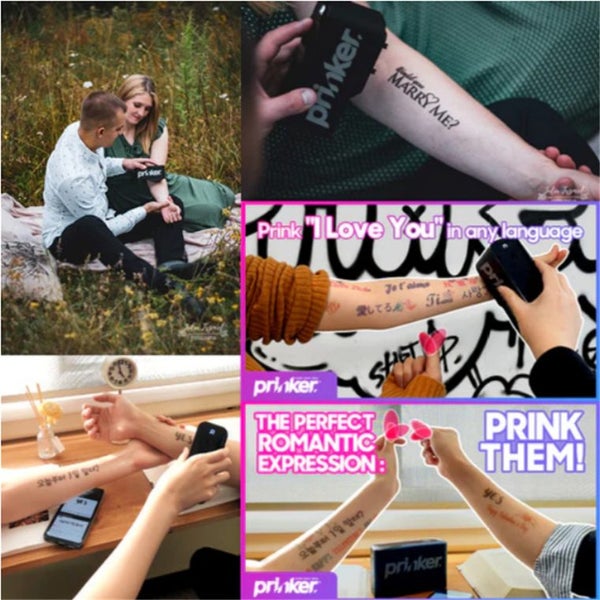 Prinker M Tattoo Printer for Your Instant Custom Temporary Tattoos with Premium Carousel 5