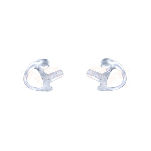 Molded Gel Ear Skeleton Inserts Transparent Colour Left & Right SMALL Carousel 1