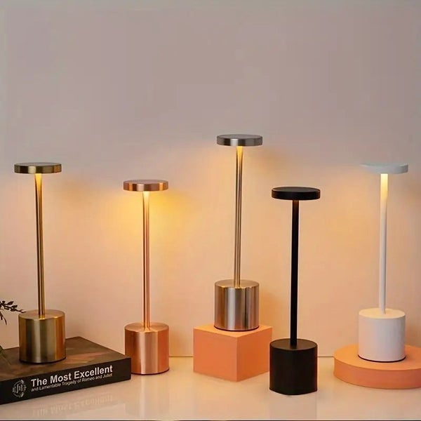 NEW Modern Creative Golden Decorative Table Lamp Bedroom Bedside Atmosphere Lamp Carousel 1