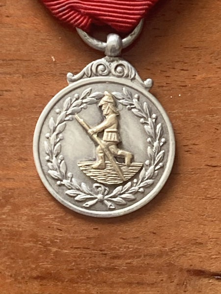 Wanganui Fire Brigade Medal 1917 Rare Carousel 2