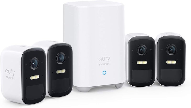 EufyCam 2C Wire-Free Spotlight Security System - 4 Camera Kit Carousel 1