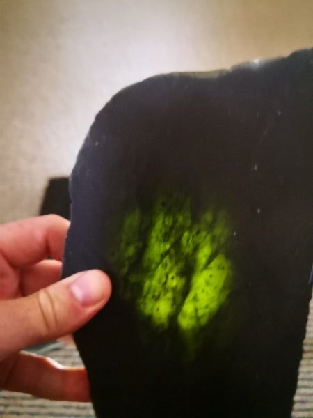 Pounamu greenstone Large translucent carving slab Carousel 2