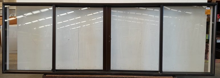 Dark Bronze Aluminium Sliding Window H1300 x W3890 DR13185 Carousel 1