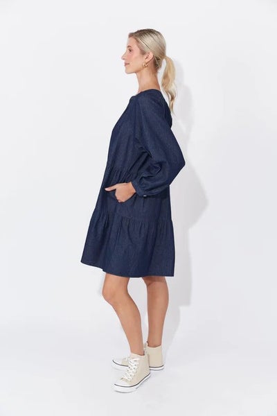Haven AUSTIN DENIM DRESS Carousel 2