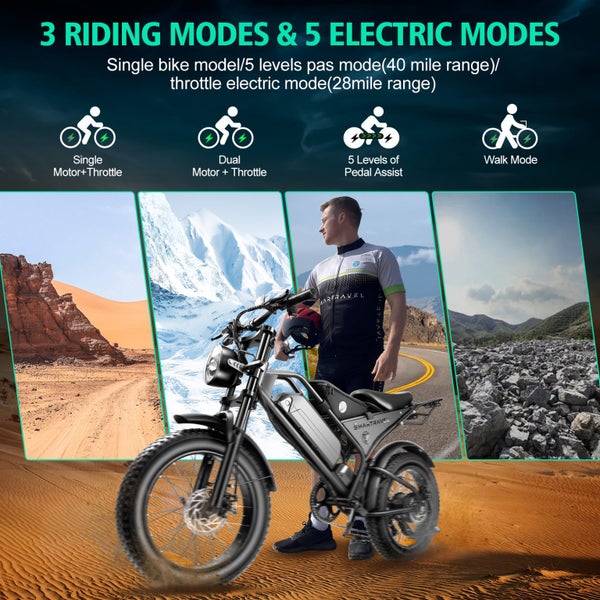 E-bike SmartTravel Electric Bike Explorer DK400 1000w 48v 15AH Carousel 2