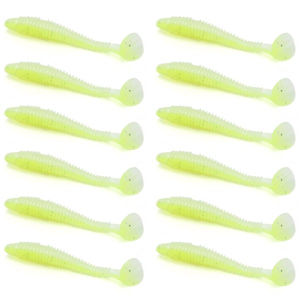 soft fishing lures 15Pcs Silicone Soft Lure Simulation T Tail Fishing Bait Carousel 2