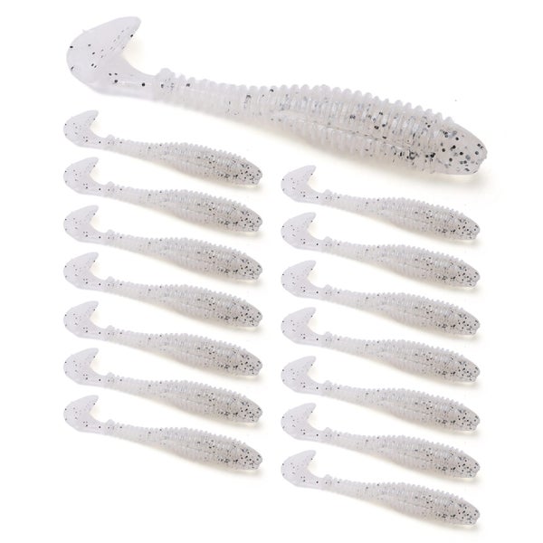 soft fishing lures t tail fishing lure silicone soft lure 15Pcs Silicone Soft Carousel 8