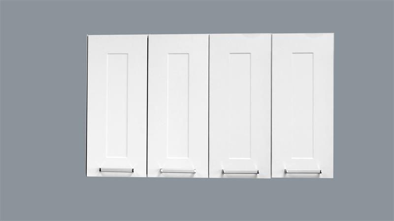 Soft Closing White Matte Wall Cabinet Carousel 1