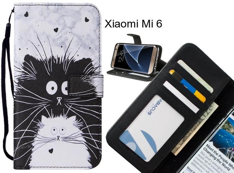 Xiaomi Mi 6 case leather wallet case printed ID Carousel 1