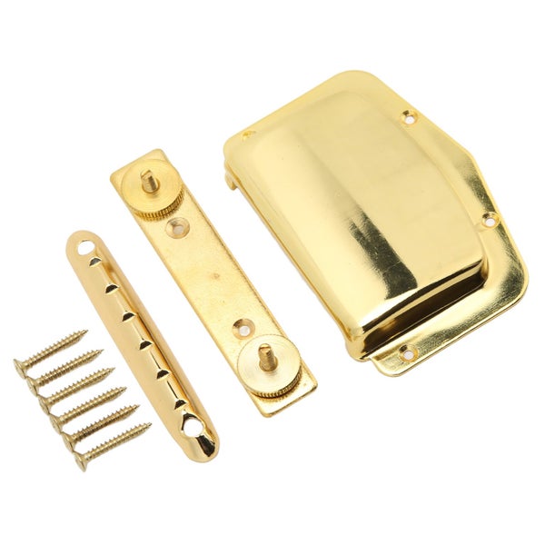bridge plate cover bridge cover mounting parts Guitar Bridge Cover Metal Shell Carousel 1
