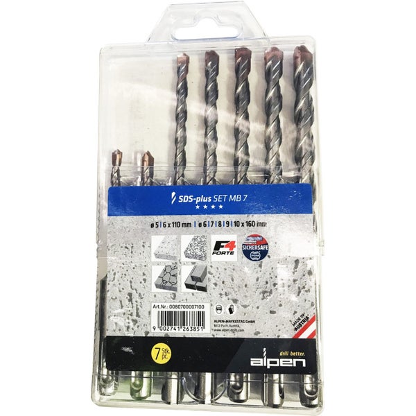 Alpen Masonary Drill Set of 7 Carousel 1