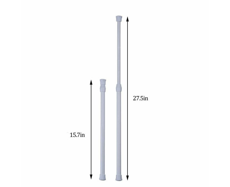 Pcs Tension Rods, Cupboard Bars Tensions Rod Curtain Rod 15.7" to 27.5 Carousel 2