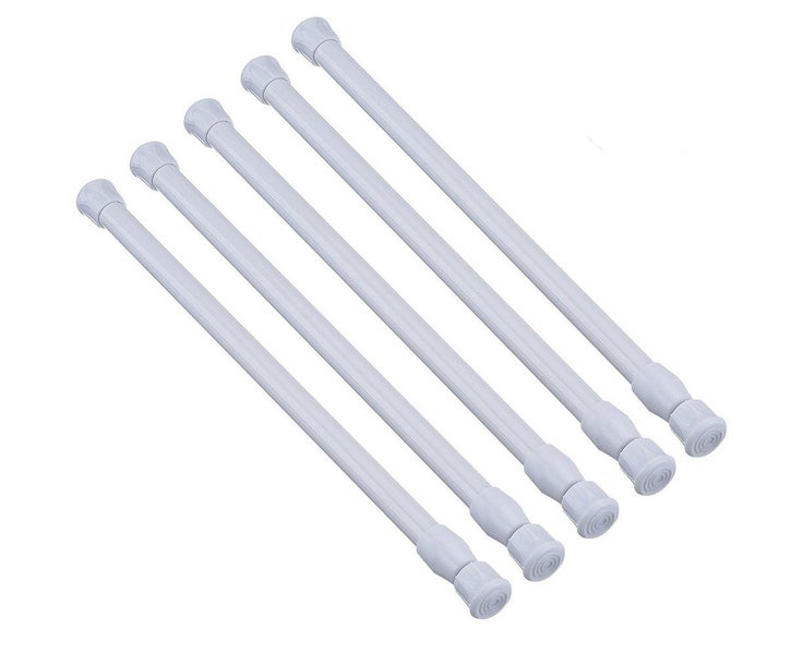 Pcs Tension Rods, Cupboard Bars Tensions Rod Curtain Rod 15.7" to 27.5 Carousel 7