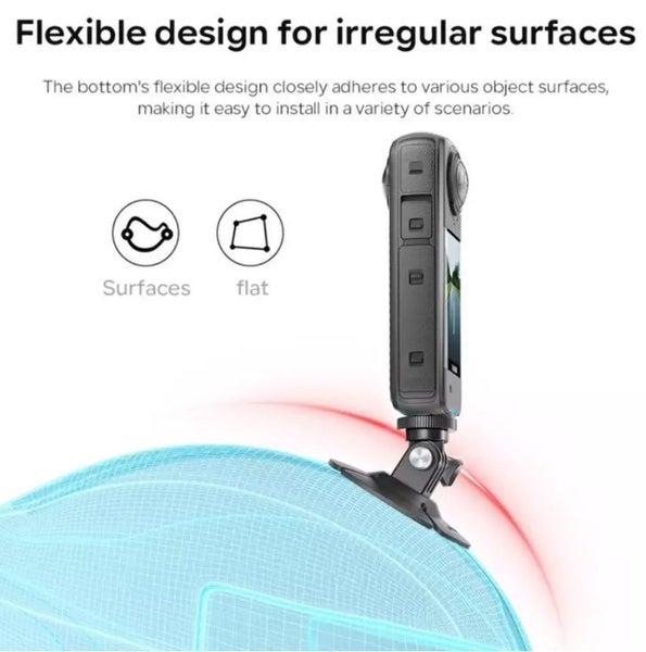 aMagisn Flexible Adhesive Mount for DJI / GoPro / Insta360 and Other Action Came Carousel 2