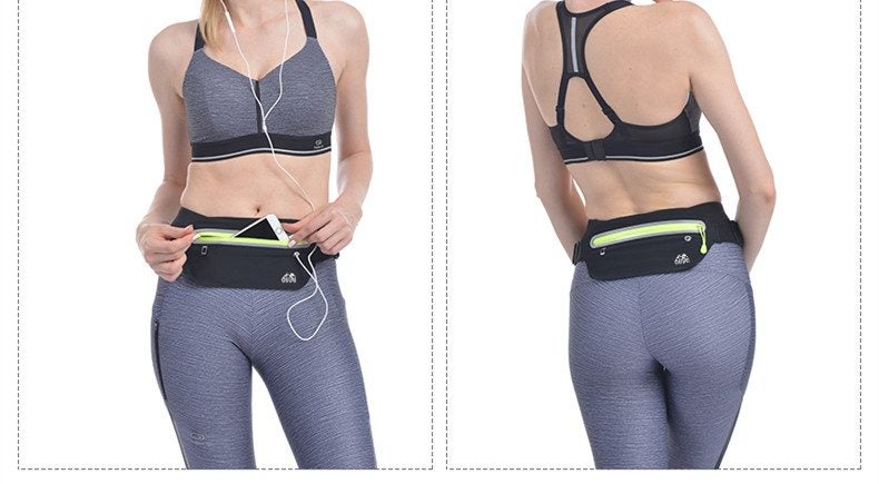 Outdoor Waterproof Sports Waist Pack Bag Running Belt with Smartphone Pocket Carousel 1