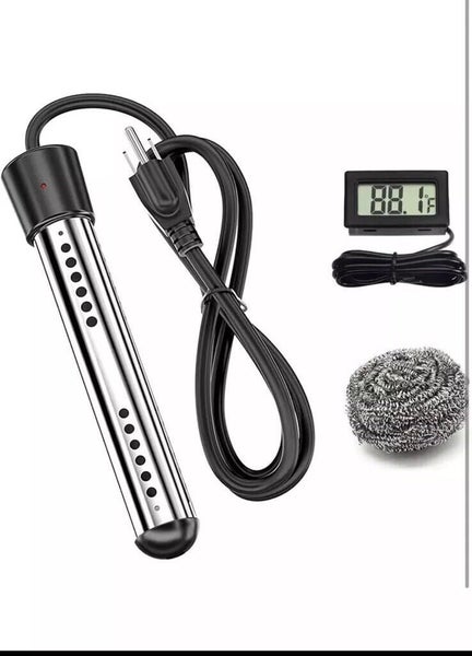 Immersion Water Heater 2000W Submersible Portable Electric Quick Bucket Heater Carousel 1