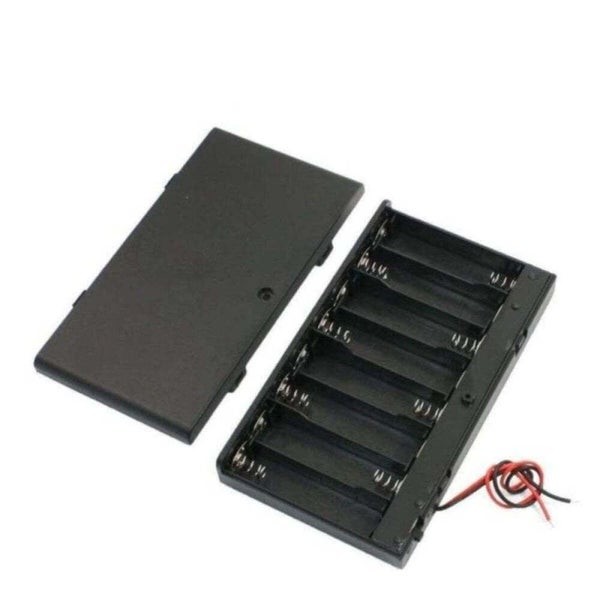 Battery Holder 8AA 12V 8xAA Case Box Storage Switch Lid Cover 1pcs Carousel 2