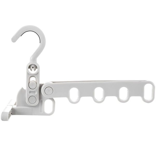 White Foldable Drying Racks Multifunctional Wall-Mounted for Indoor Use #DE312 Carousel 1