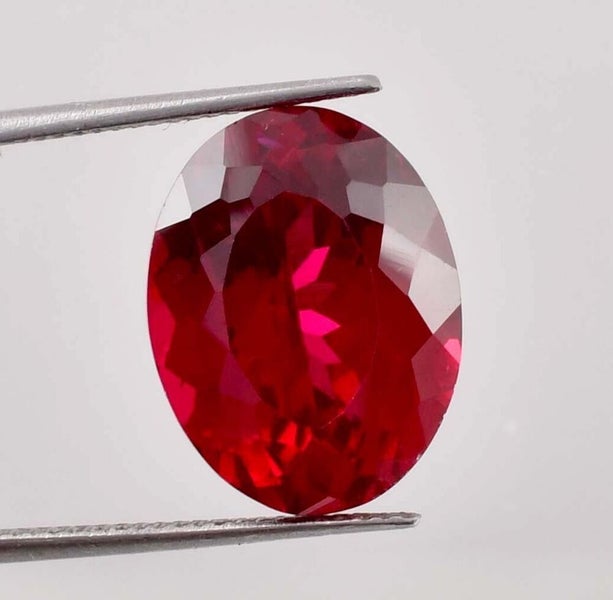 15.55 Ct Natural Blood Red Ruby OvaL Cut Loose Gemstone 12x16 MM Carousel 2