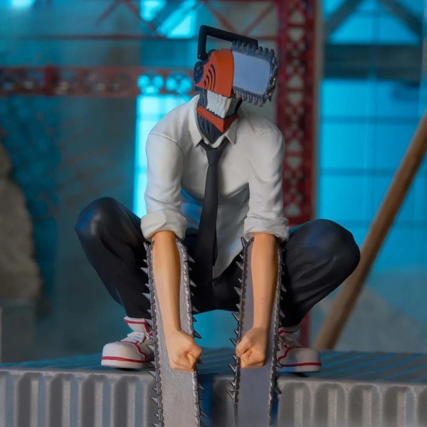 14cm Chainsaw Man Power/Denji Action Figure Carousel 1