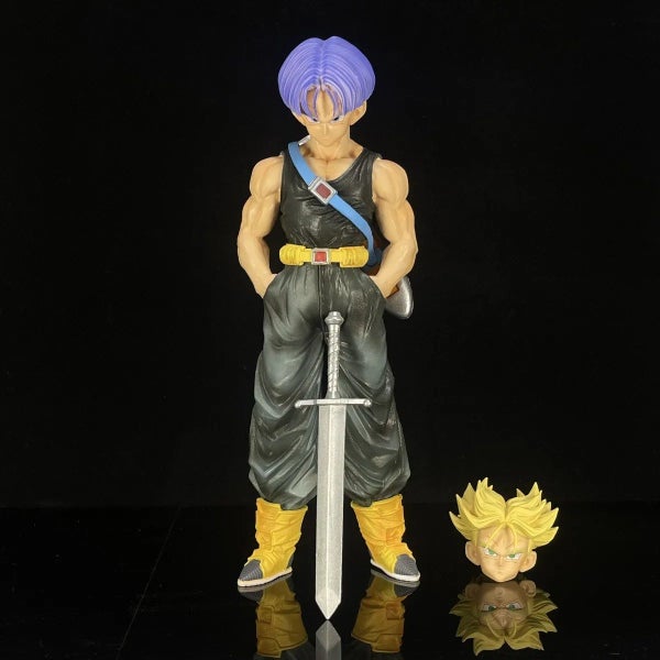 Dragon Ball Z Trunks Anime Figure Super Saiyan Trunks Statue Doll Collection Carousel 7