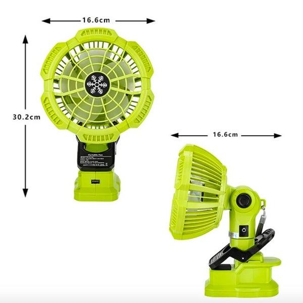 Portable Clip on Fan for Ryobi 18v Battery Sale NZ Stock Deal Carousel 2