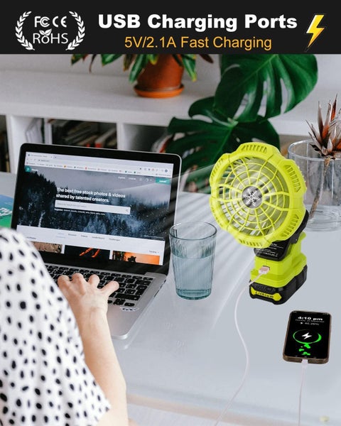 Portable Clip on Fan for Ryobi 18v Battery Sale NZ Stock Deal Carousel 10