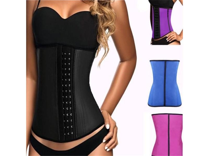 MUKATU Latex Corset Waist Trainer Corset Body Shapers Women Waist Shaperwear Carousel 2