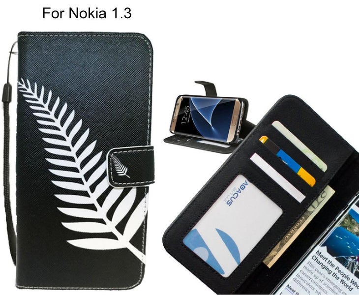 Nokia 1.3 case 3 card leather wallet case printed ID Carousel 1