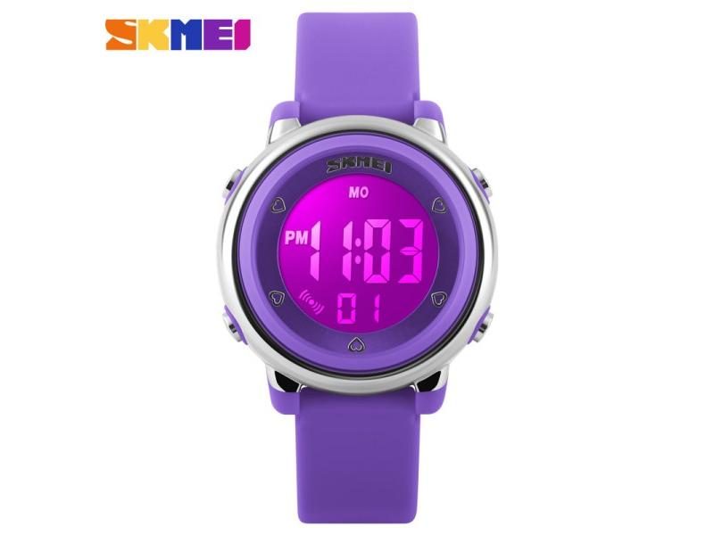 SKMEI Fashion Sports Kids Watches Waterproof Alarm Watch Children Back Light Carousel 2