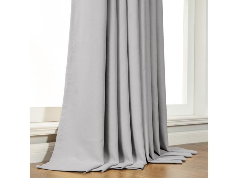 BILEEHOME Modern Blackout Curtains For Window Treatment Blinds Finished Drapes Carousel 2