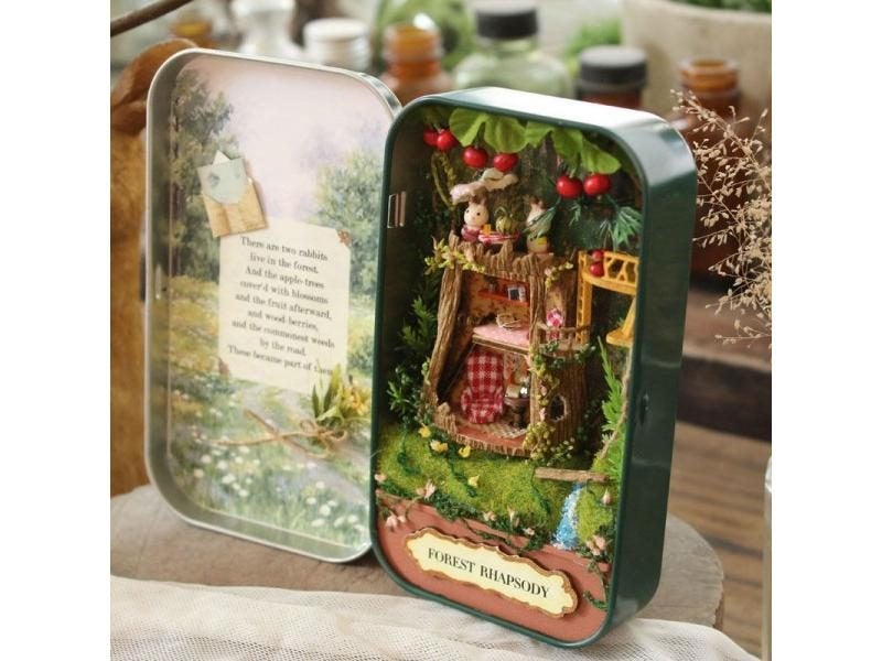 Handmade 3D Wooden Dollhouse Miniatures Toys For Christmas Birthday Gift Q4-Q6 Carousel 1