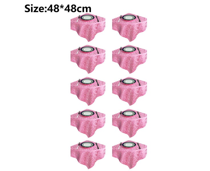 Table Napkins, Damask Jacquard Cloth Napkins Waterproof Spillproof Pol Carousel 2