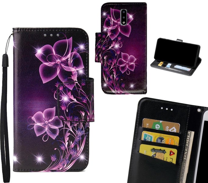 Nokia 2.3 Case wallet fine leather case printed Carousel 1