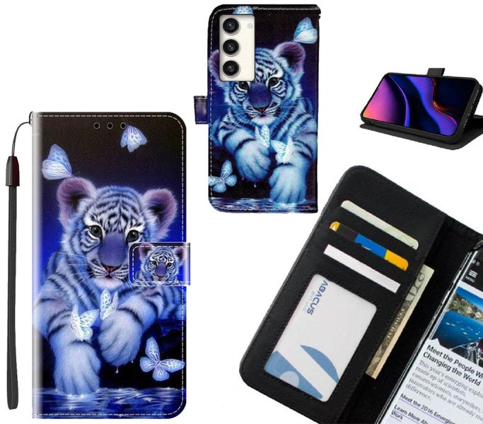 Samsung Galaxy S23 Plus case leather wallet case printed ID Carousel 1