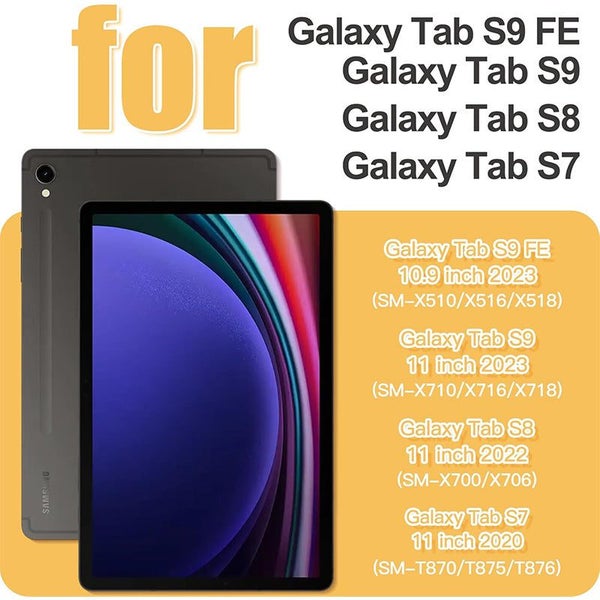 Handle Shockproof EVA Tablet Case for Samsung Galaxy Tab S9FE/S9 11 inch-Blue Carousel 2