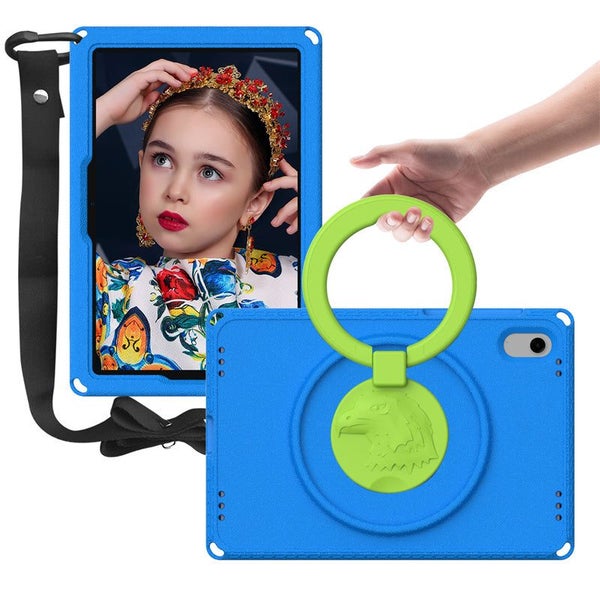 Handle Shockproof EVA Tablet Case for Samsung Galaxy Tab S9FE/S9 11 inch-Blue Carousel 1