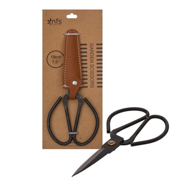 Florist Scissors Craft Tools Supplies Vintage Look with Sheath Pouch Garden Carousel 1