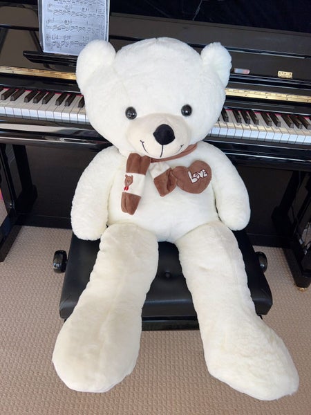 100cms Giant Huge Big Teddy Bears sofy toy- For Her---hand stuffed in NZ Carousel 1