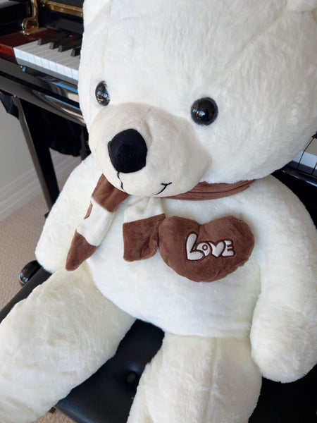 100cms Giant Huge Big Teddy Bears sofy toy- For Her---hand stuffed in NZ Carousel 2